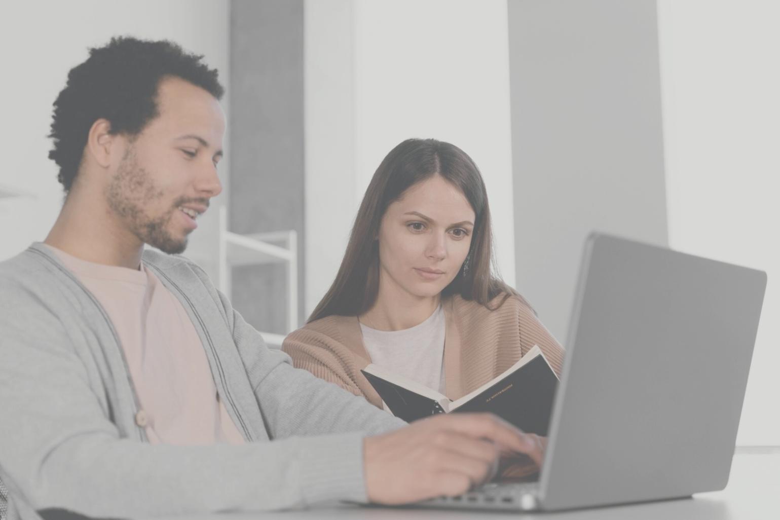 Client meeting room with presentation materials on whiteboard